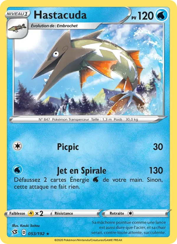 Carte Pokémon Hastacuda — Clash des Rebelles