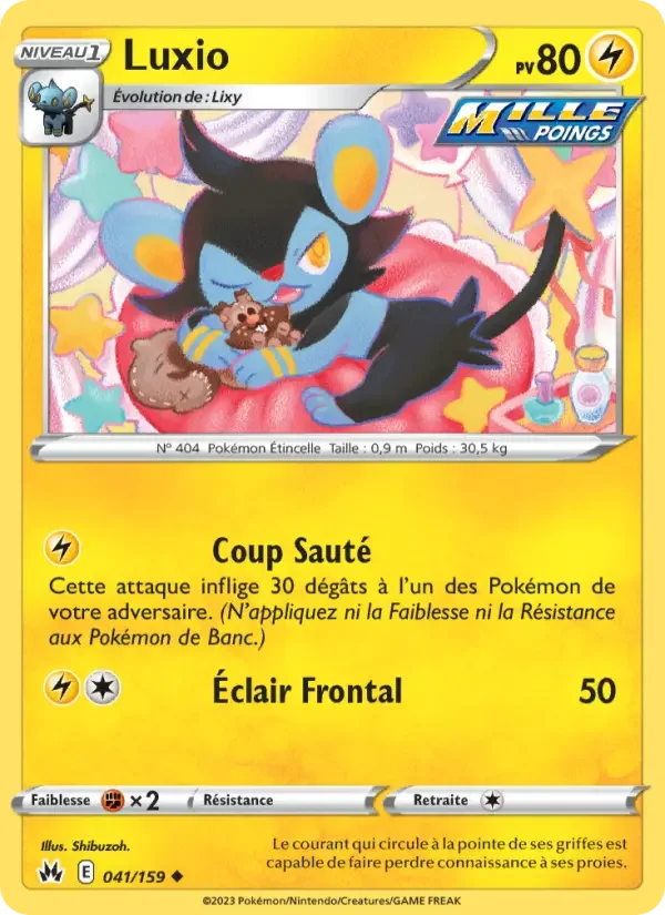 Carte Pokémon Luxio — Zénith Suprême