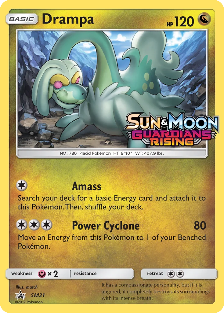 Carte Pokémon Draïeul — Promos Soleil et Lune