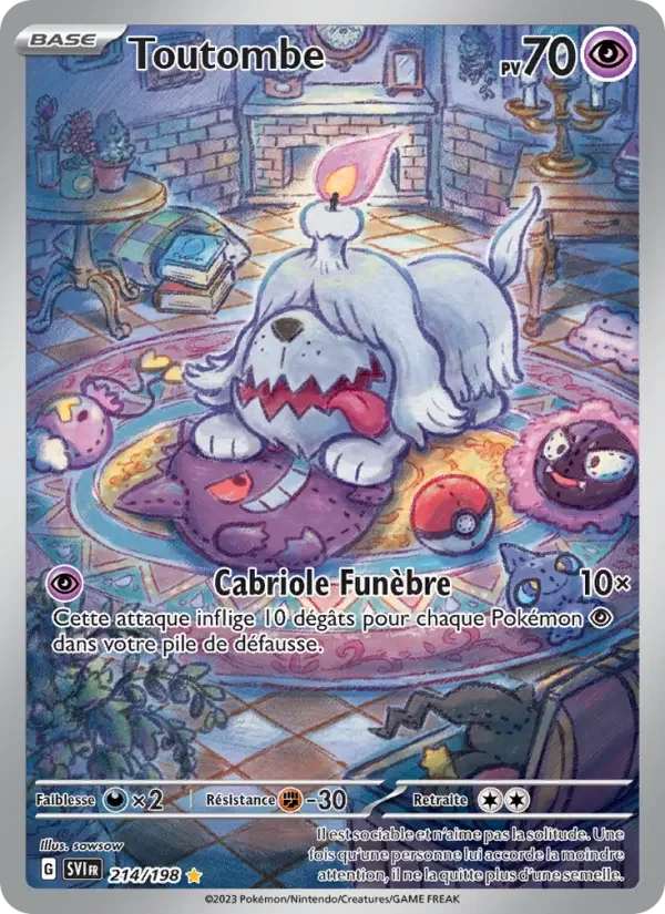 Carte Pokémon Toutombe — Écarlate et Violet