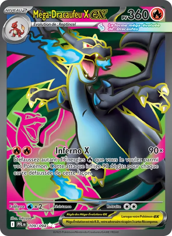 Carte Méga-Dracaufeu X-ex