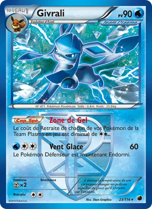 Carte Pokémon Givrali — Glaciation Plasma