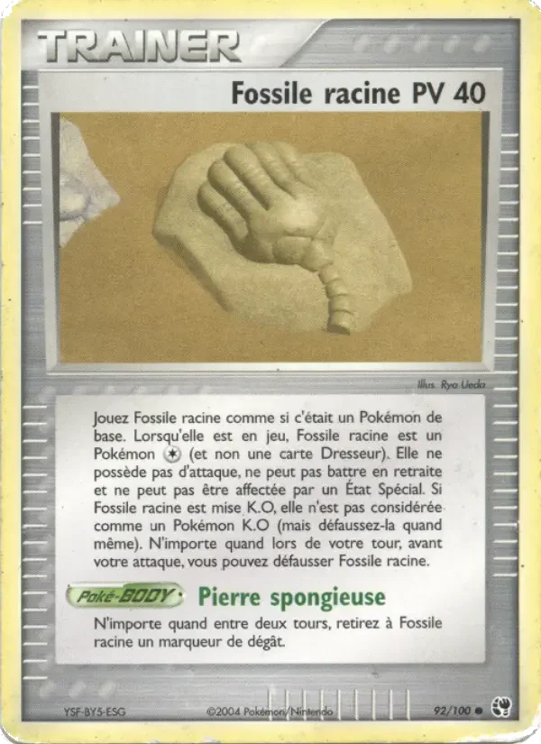 Carte Fossile racine