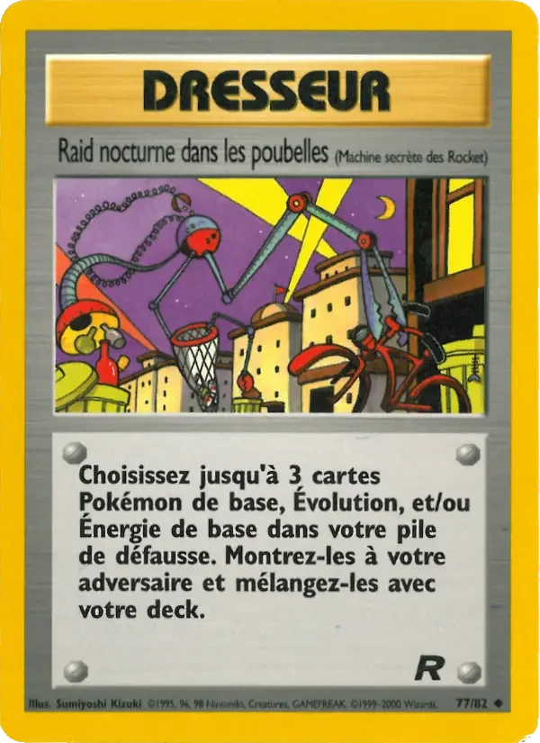 Carte Raid nocturne dans les poubelles