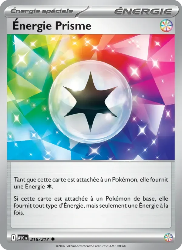 Carte Énergie Prisme