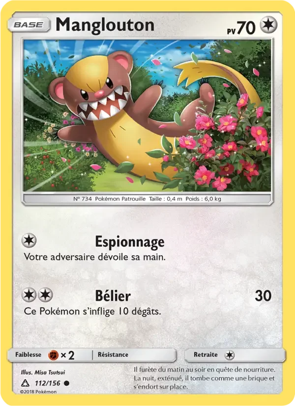 Carte Pokémon Manglouton — Ultra-Prisme