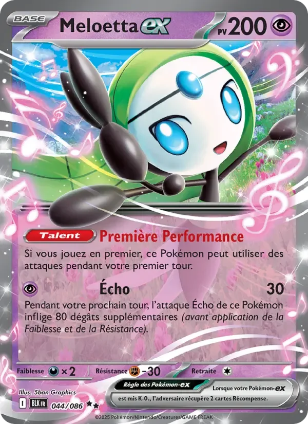 Carte Meloetta-ex