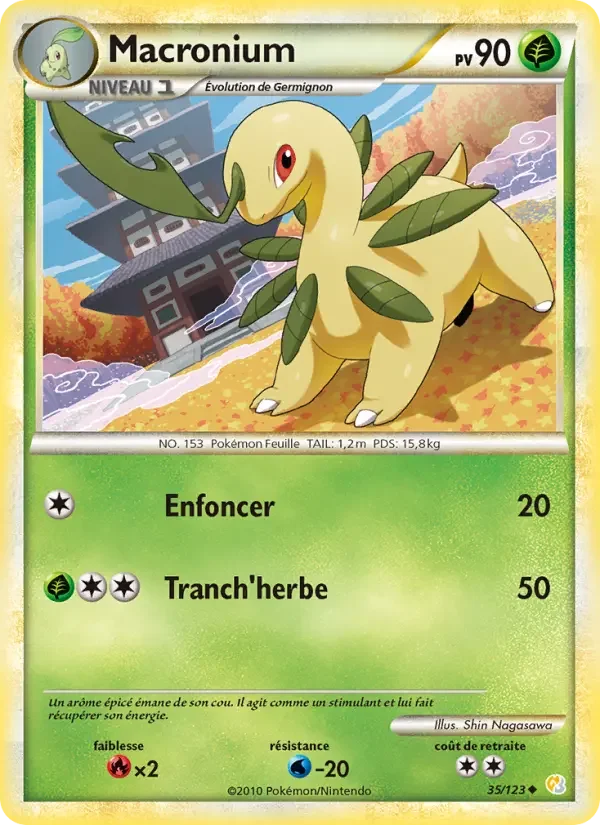 Carte Pokémon Macronium — HeartGold SoulSilver