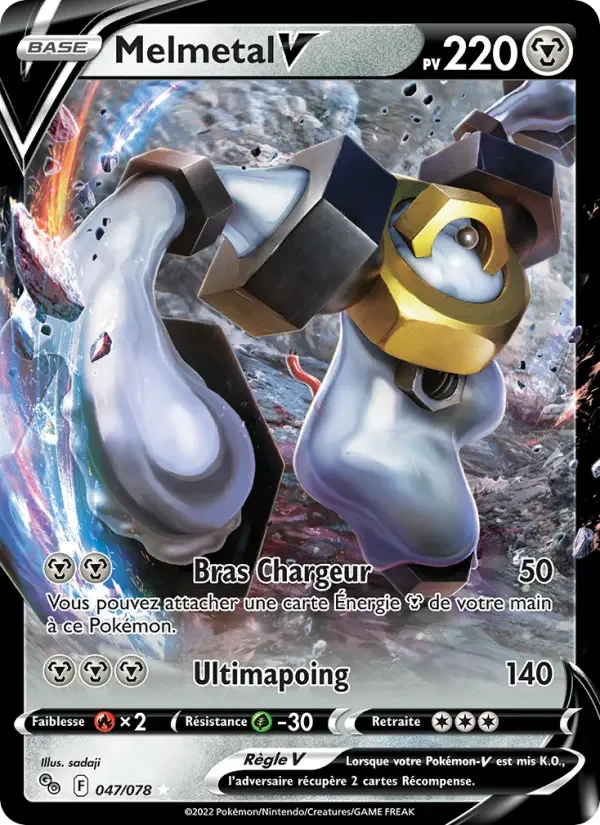 Carte Pokémon Melmetal V — Pokémon GO
