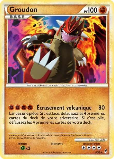 Carte Groudon
