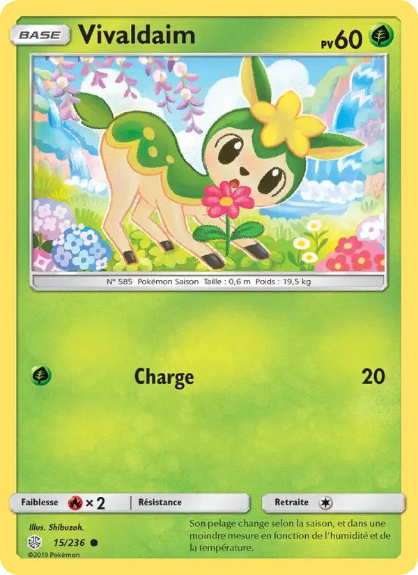 Carte Pokémon Vivaldaim — Éclipse Cosmique