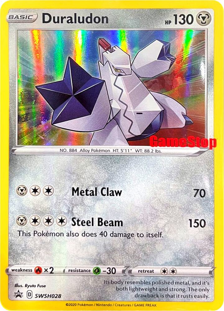 Carte Pokémon Duralugon — Promos Épée et Bouclier