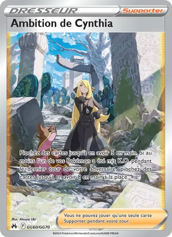 Carte Ambition de Cynthia