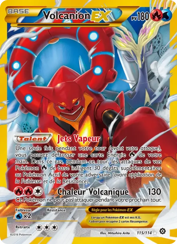 Carte Volcanion EX
