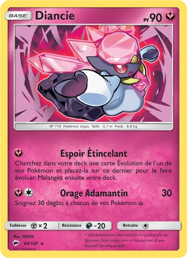 Carte Diancie