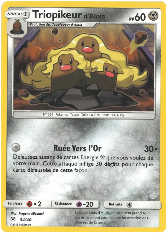 Carte Triopikeur d'Alola