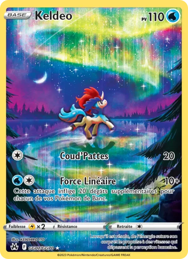 Carte Pokémon Keldeo — Zénith Suprême