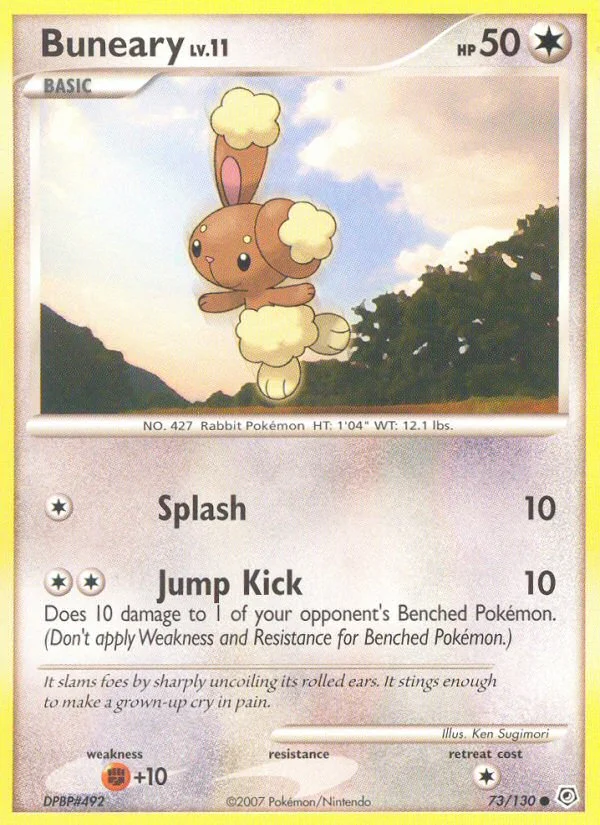 Carte Pokémon Laporeille — Diamant & Perle