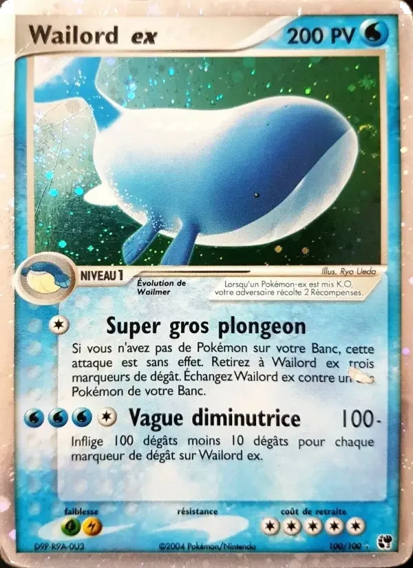 Carte Wailord ex