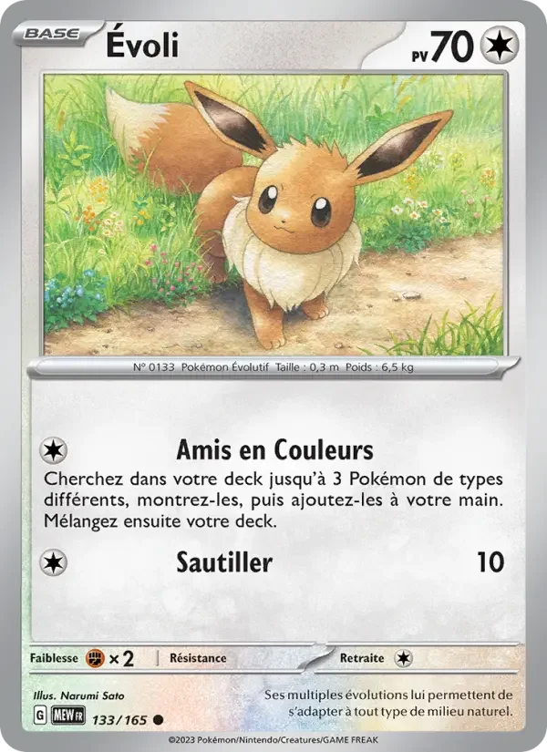 Carte Pokémon Évoli — Pokémon 151