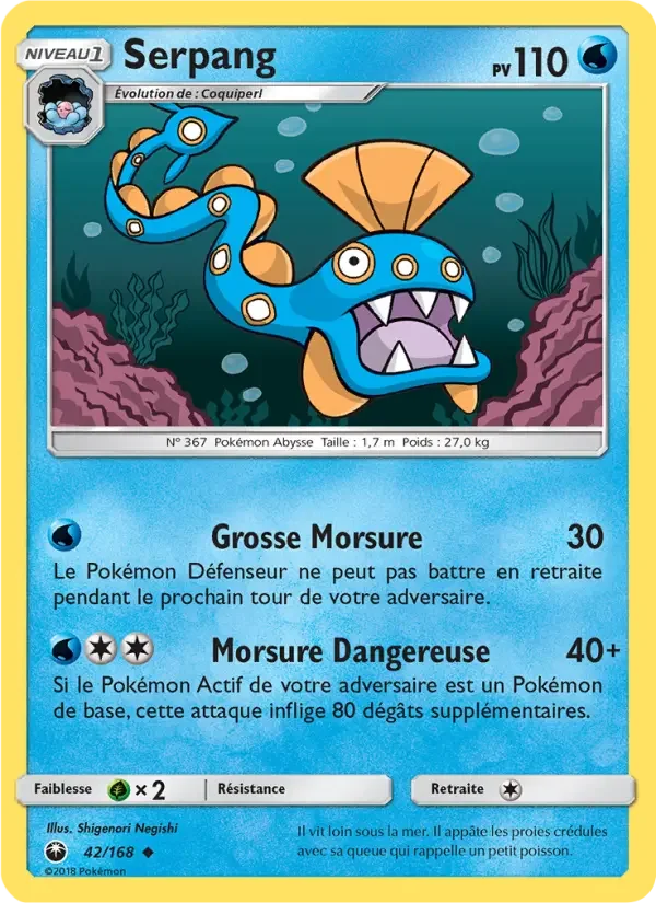 Carte Pokémon Serpang — Tempête Céleste
