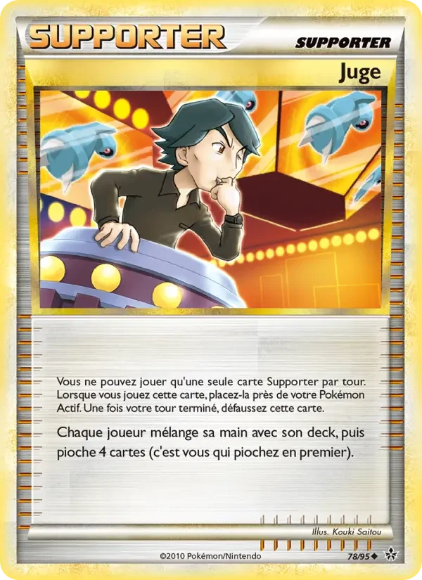 Carte Pokémon Juge — Déchaînement