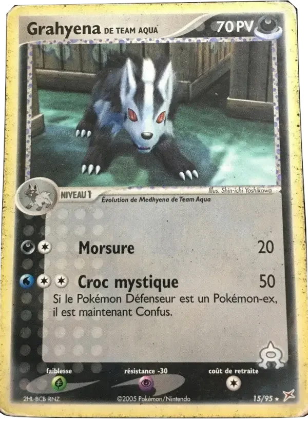 Carte Grahyena de Team Aqua