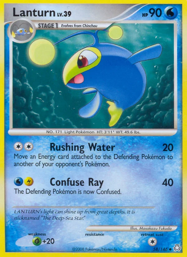 Carte Pokémon Lanturn — Éveil des Légendes