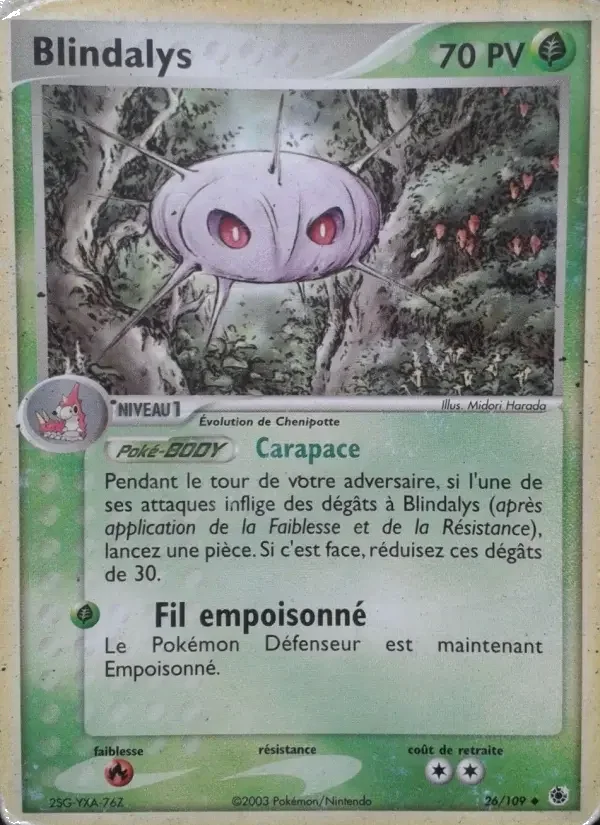 Carte Pokémon Blindalys — Rubis & Saphir