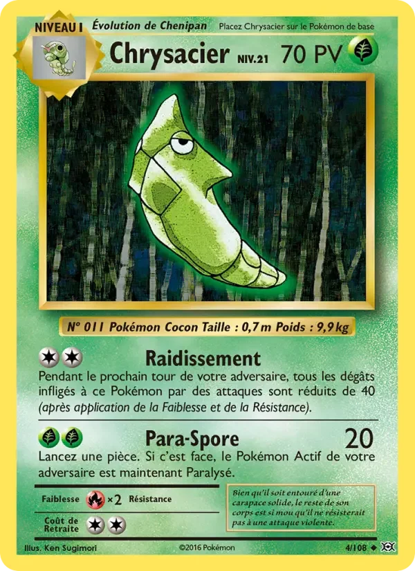 Carte Chrysacier