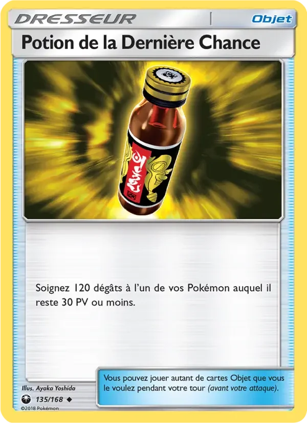 Carte Potion de la Dernière Chance