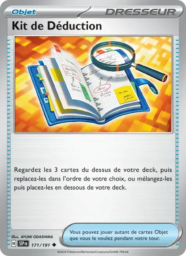 Carte Kit de Déduction