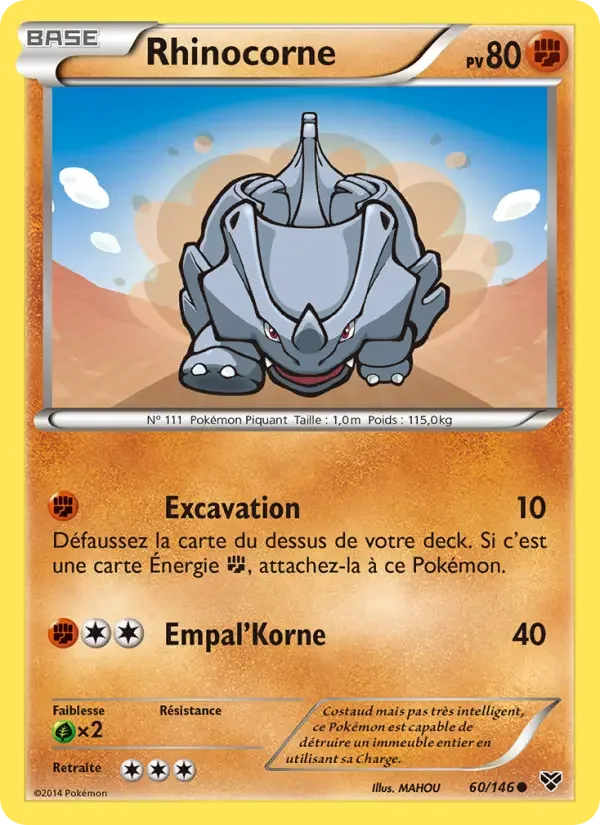 Carte Rhinocorne