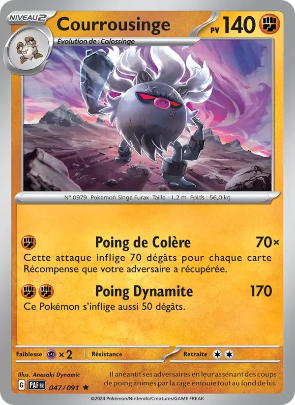 Carte Courrousinge