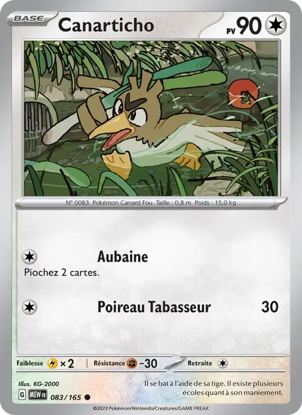Carte Pokémon Canarticho — Pokémon 151