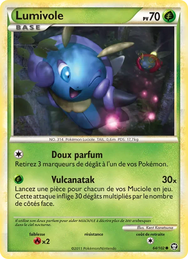 Carte Pokémon Lumivole — Triomphe