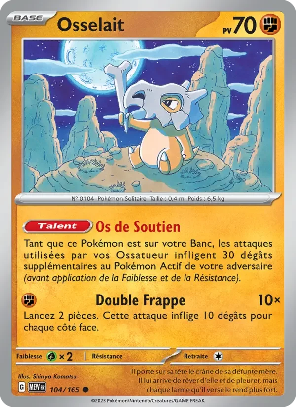 Carte Pokémon Osselait — Pokémon 151