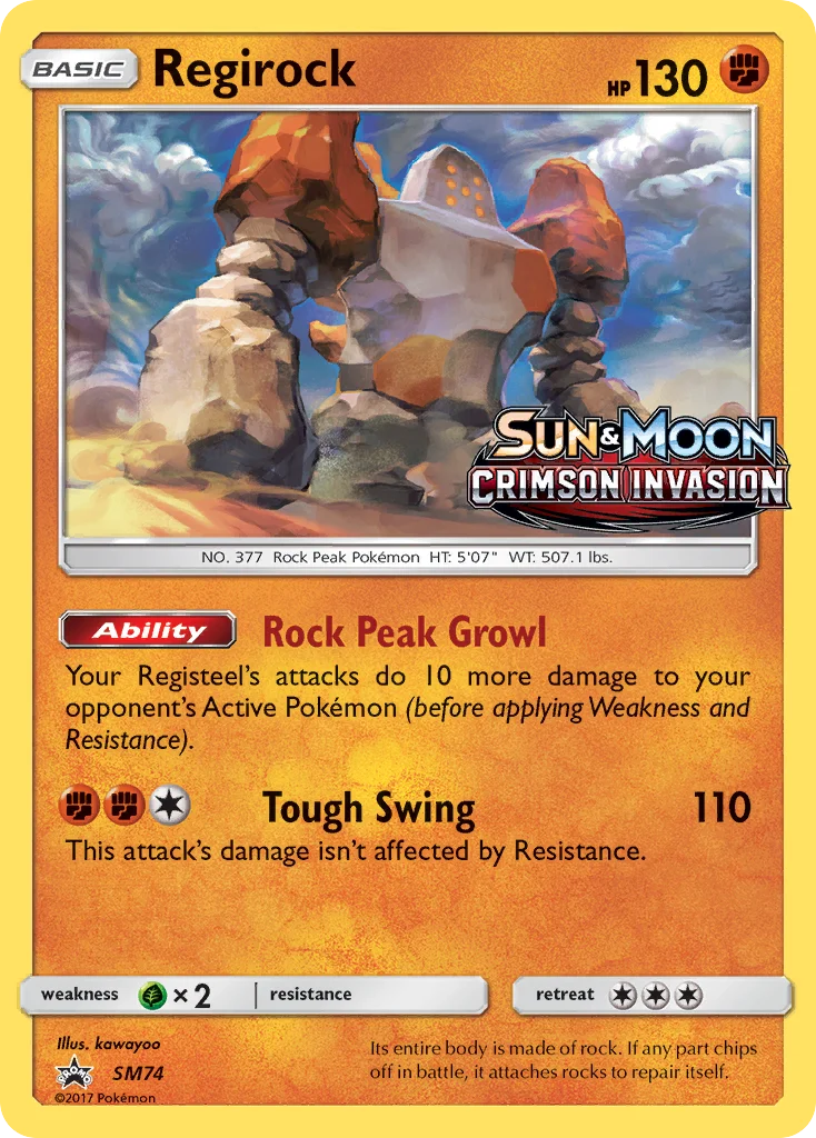 Carte Regirock