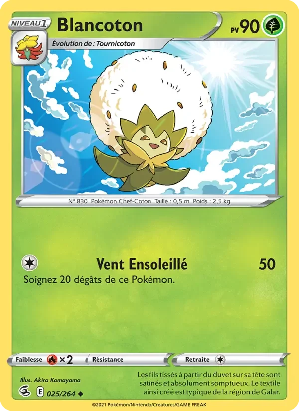 Carte Pokémon Blancoton — Poing de Fusion