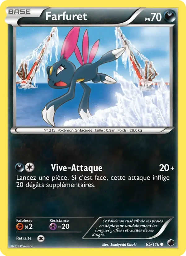 Carte Pokémon Farfuret — Glaciation Plasma