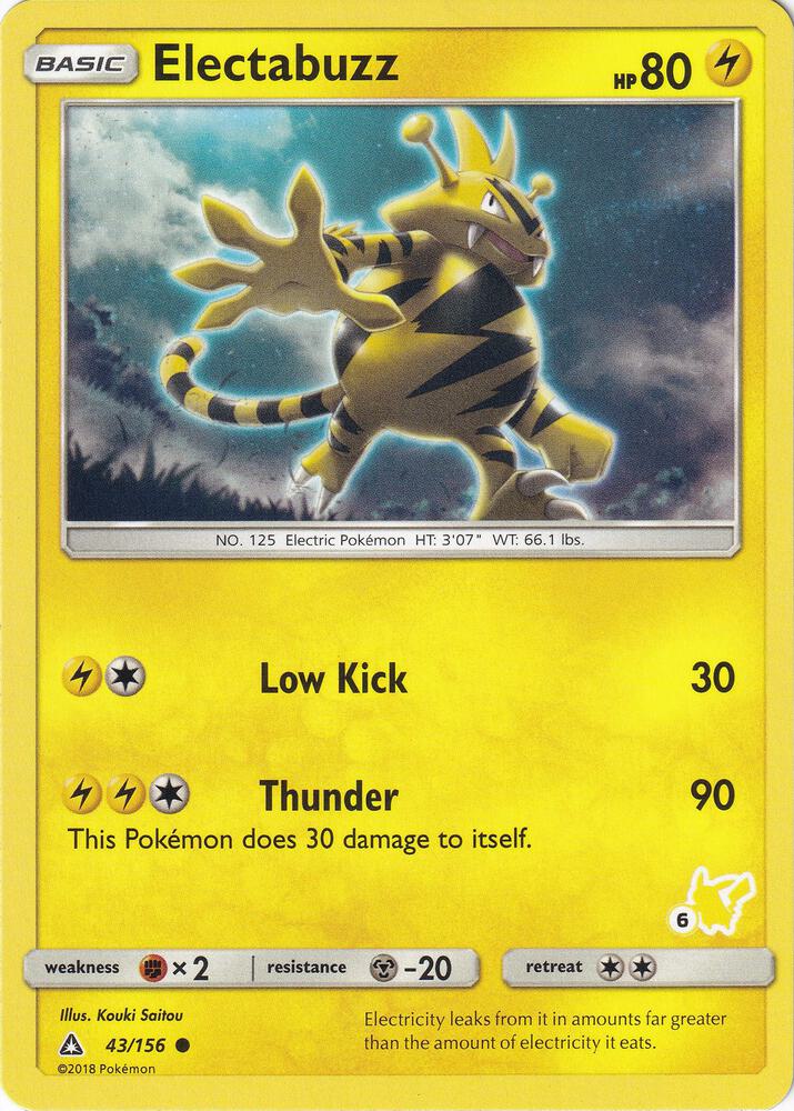 Carte Pokémon Élektek — Ultra-Prisme