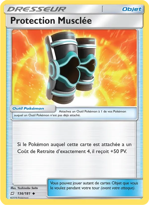 Carte Pokémon Protection Musclée — Duo de Choc