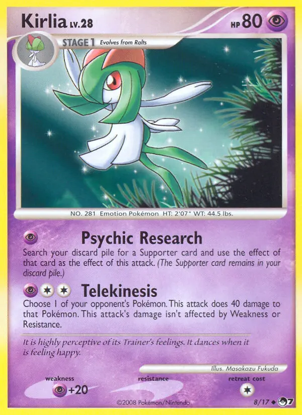 Carte Pokémon Kirlia — POP 7