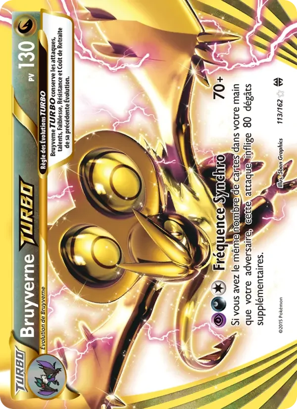 Carte Pokémon Bruyverne TURBO — Impulsion TURBO