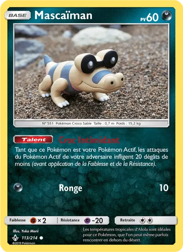 Carte Pokémon Mascaïman — Alliance Infaillible