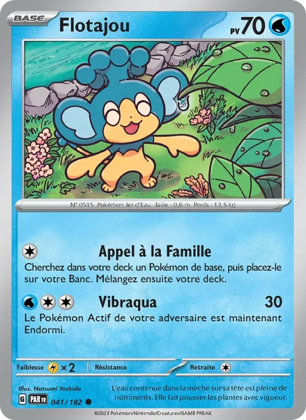 Carte Pokémon Flotajou — Faille Paradoxe