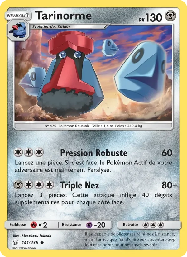 Carte Pokémon Tarinorme — Éclipse Cosmique