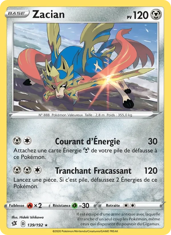 Carte Zacian