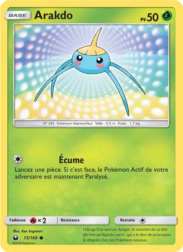 Carte Pokémon Arakdo — Tempête Céleste