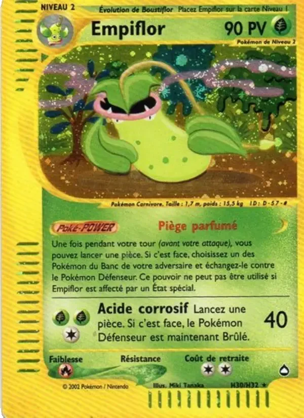 Carte Pokémon Empiflor — Aquapolis